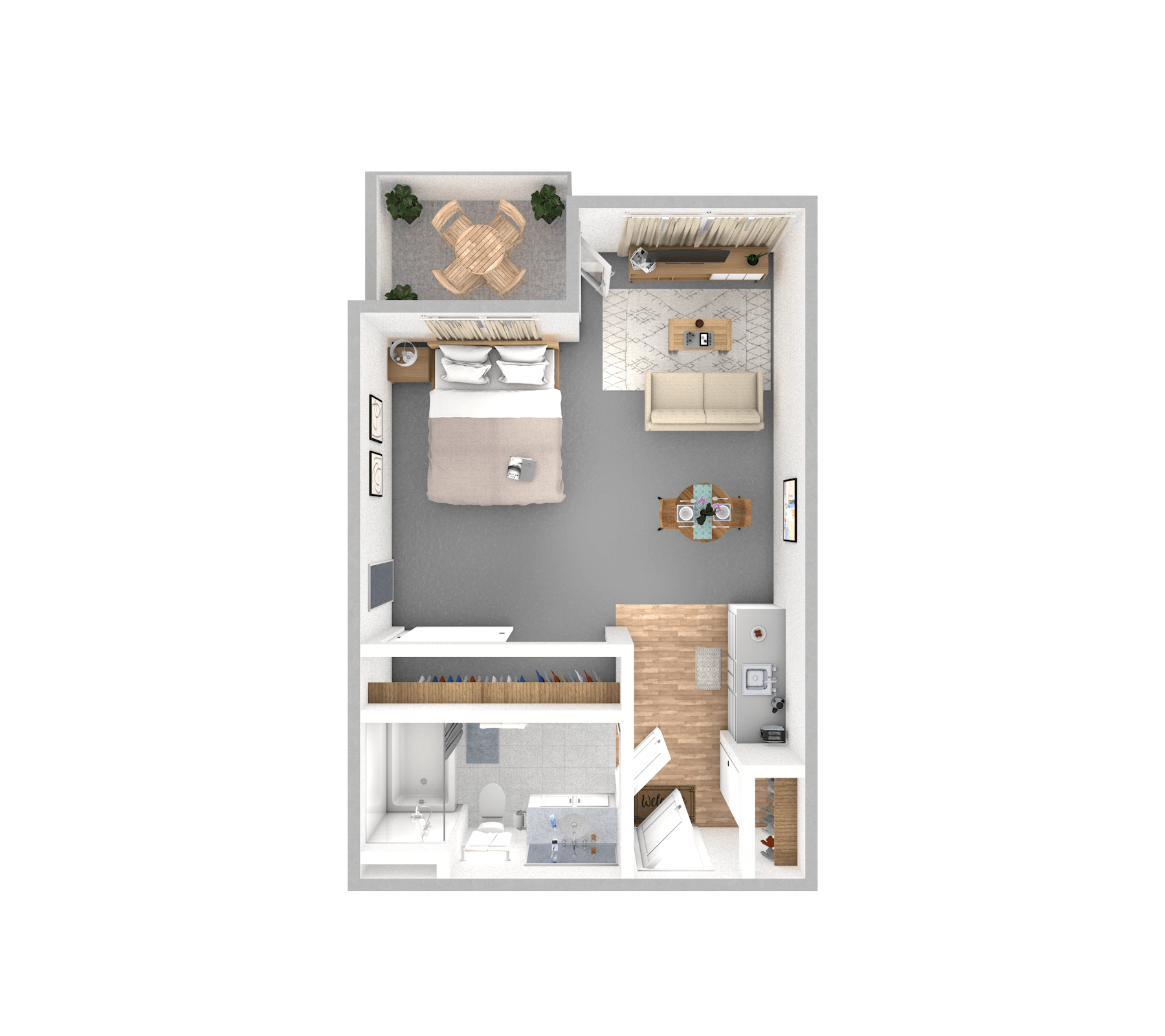 Suite | One Bathroom
