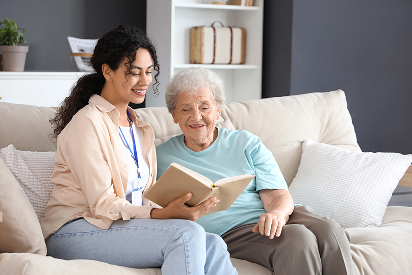 young-african-american-female-medical-worker-reading-book